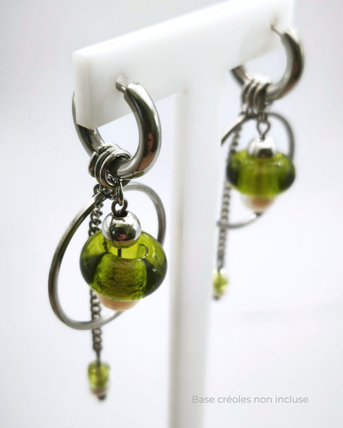 Boucles d'oreilles modulaires • Aura