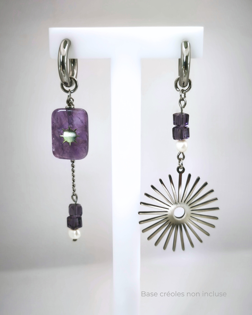 Boucles d'oreilles modulaires • Aurore