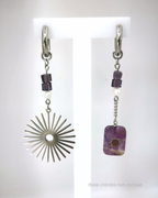 Boucles d'oreilles modulaires • Aurore