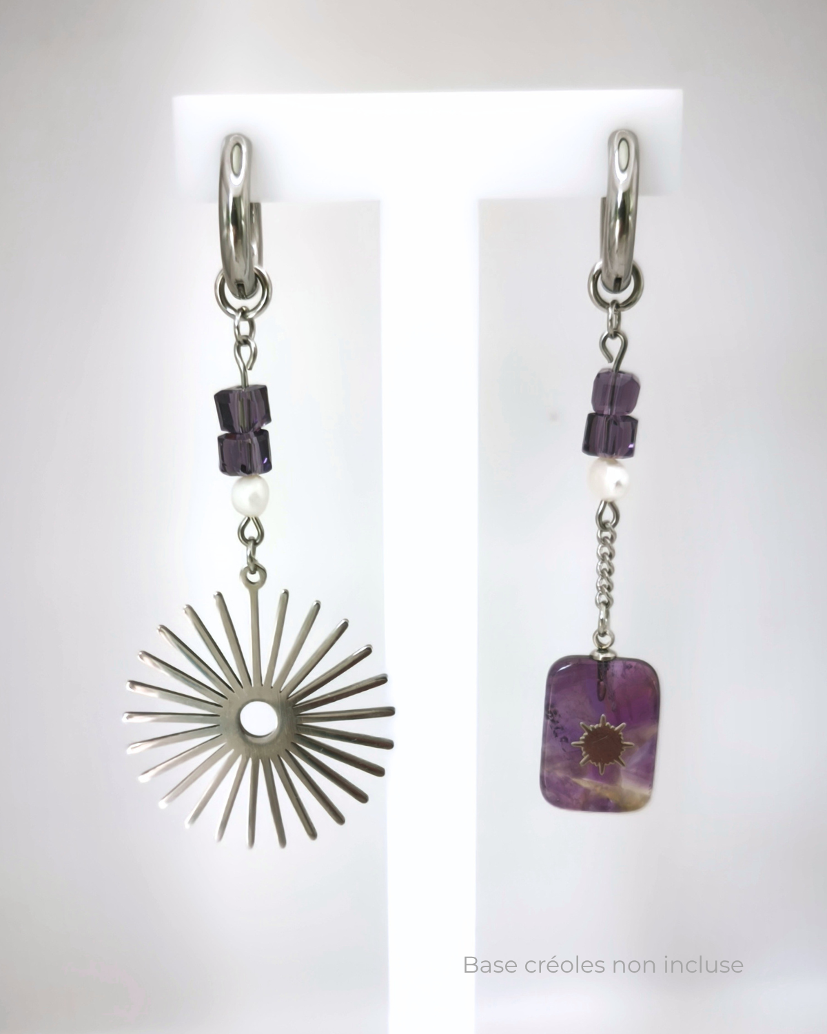 Boucles d'oreilles modulaires • Aurore