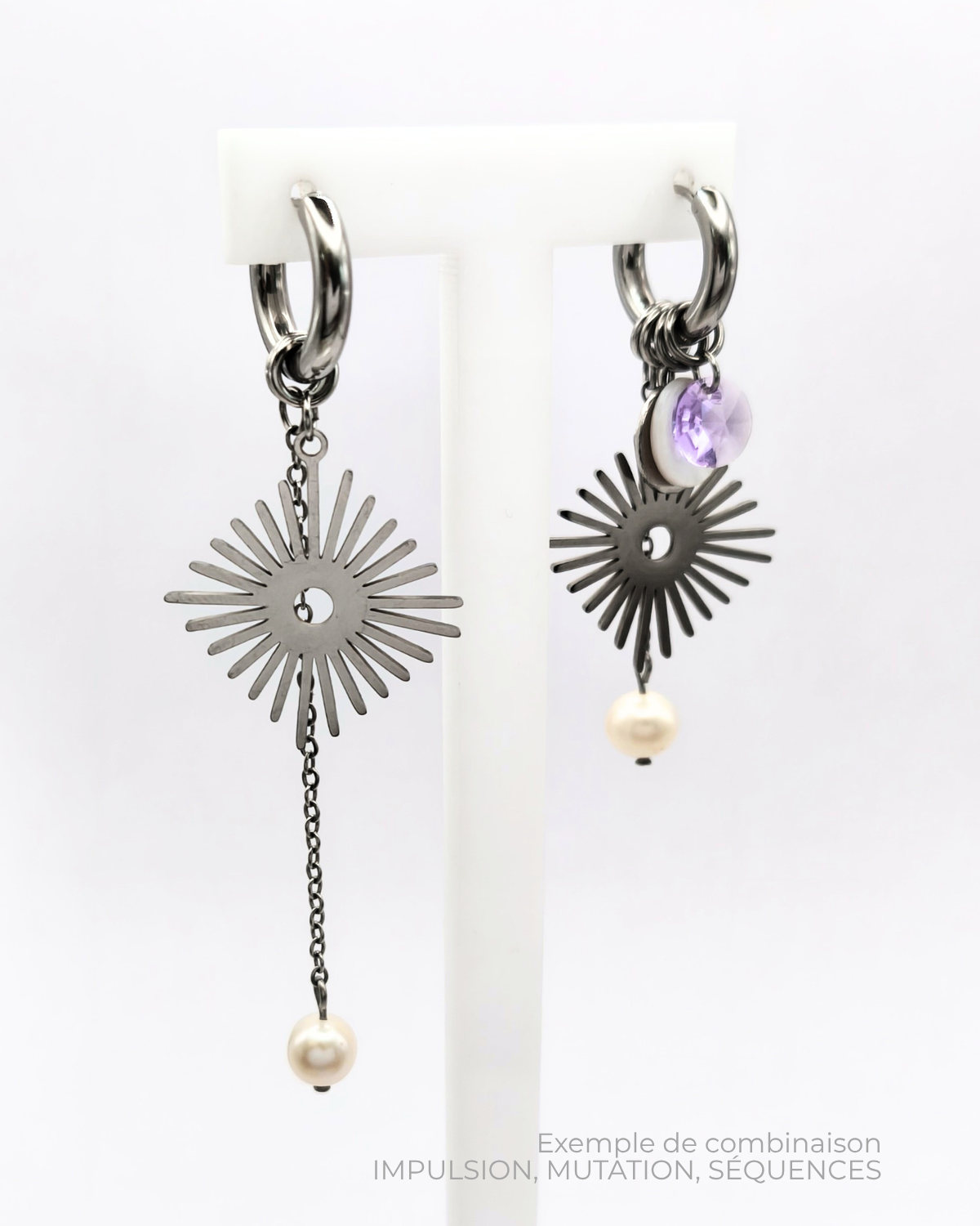 Boucles d'oreilles modulaires • Irradiance